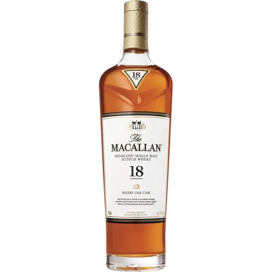 The Macallan Highland Single Malt Scotch Whisky 18 Year Old