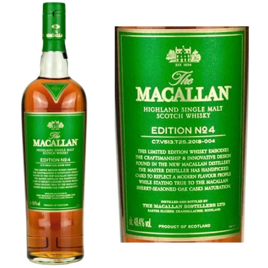 The Macallan Edition No 4 Single Malt Scotch Whisky