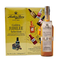 Anthon Berg Liquor Filled Chocolate and Basil Hayden's Bourbon Gift Set