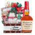 Maker's Mark Bourbon and Holiday Gift Basket