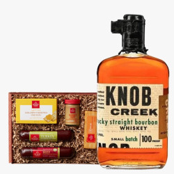 Knob Creek and Hickory Farms Gift Box